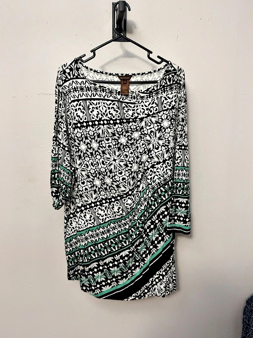 Multiples Printed Mini Dress Size 2X Like New